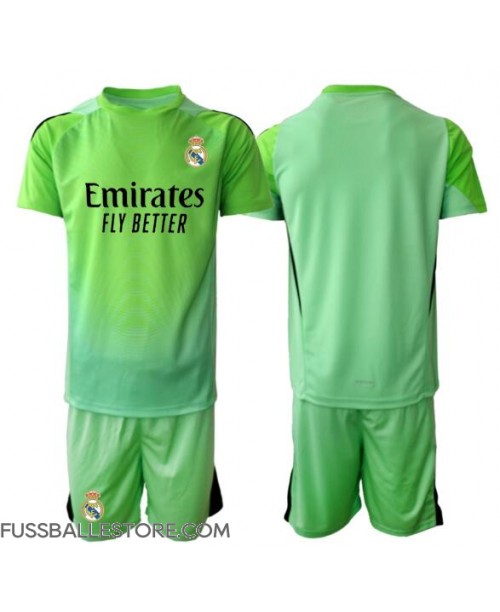 Günstige Real Madrid Torwart Auswärts Trikotsatzt Kinder 2025-26 Kurzarm (+ Kurze Hosen) Günstige Real Madrid Torwart Auswärts Trikotsatzt Kinder 2025-26 Kurzarm (+ Kurze Hosen)